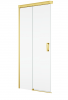 Ronal Sanswiss wejście narożne rozsuwane dwuczęściowe lewe 100x200 cm, szkło przezroczyste, profile GOLD LINE złoty CAE2G1001207
